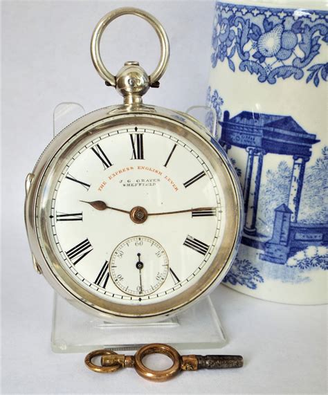 Antique Express English Lever Pocket Watch By J G Graves Of Sheffield