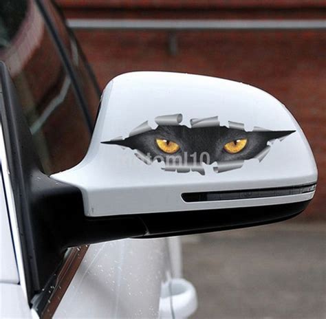 Free Funny Peeking Monster Scary Eyes For Carbumperwindow Vinyl