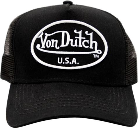 Von Dutch Black Classic 51 Trucker Hat Inc Style