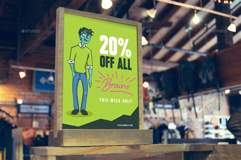 Store Sign Mockup by PixelZombies | GraphicRiver