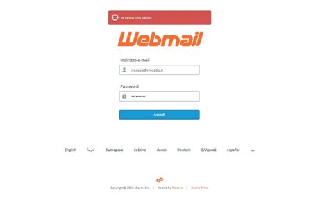 Webmail Accesso Non Valido Perchè Non Riesco Ad Accedere Alla Webmail