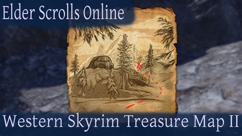 Western Skyrim Treasure Map Ii Elder Scrolls Online Eso Youtube