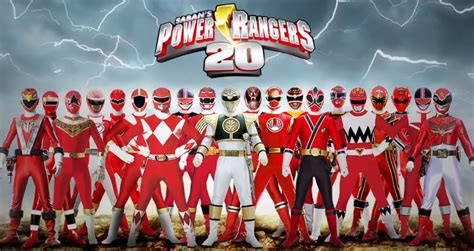 Watch The Morphing Process Of Every Red Power Ranger Ever