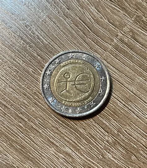 2 Euro MÜnzen Fehlprägung Strichmännchen Niederlande Emu 1999 2009 Eur