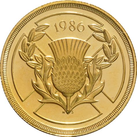 1986 £2 Gold Coin Commonwealth Games Supplied By Bullion By Post