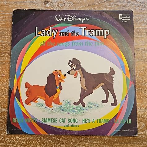 Disney Other Vintage Walt Disneys Lady And The Tramp Soundtrack