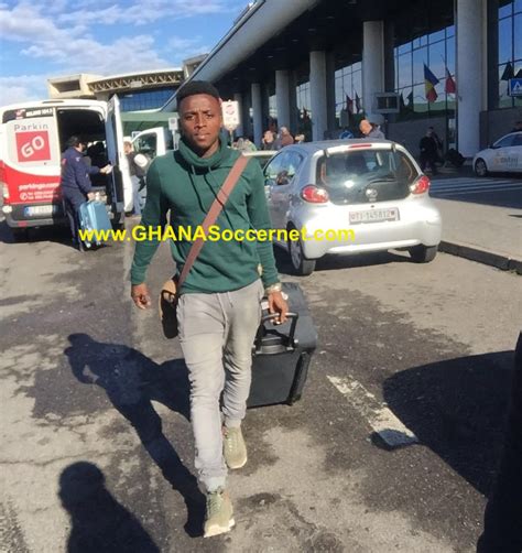 Exclusive Ghana Youth Star Patrick Asmah Lands In Italy To Start