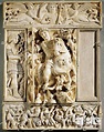 The Barberini ivory or the Barberini diptych, ivory tablet with four ...