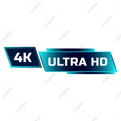 4k Ultra Hd Logopng Transparent