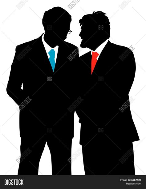 Two Businessmen Vector And Photo Free Trial Bigstock