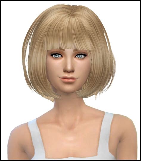 Simista Newsea Physical Hairstyle Converted Sims 4 Hairs Hairstyle