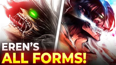 All Erens Titan Forms In Attack On Titan Colossal Warhammer