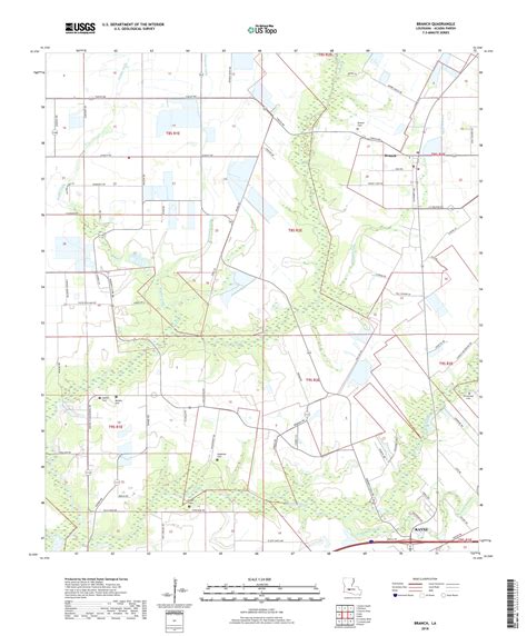 Mytopo Branch Louisiana Usgs Quad Topo Map