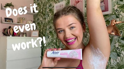 Nair Hair Removal Cream Underarm Review Youtube