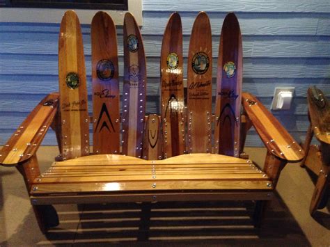 What A Neat Way To Recycle Old Skis Cool Idea For The Lake Water Ski