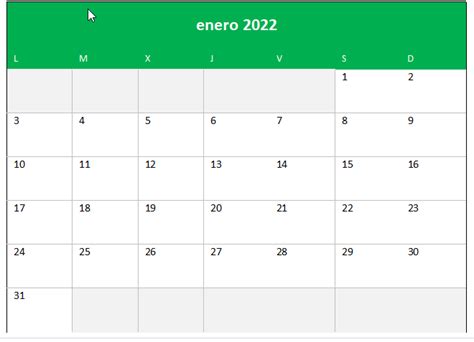 Calendario Descargar Plantilla En Excel Siempre Excel Aria Art