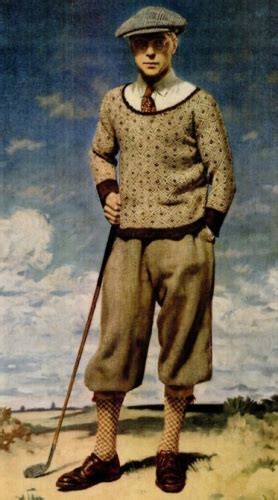 1930s Menswear Outfit And Clothing Ideas Golf Fashion