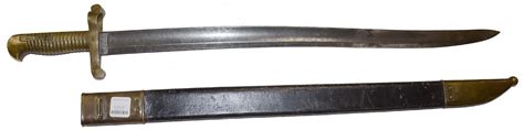 Us M1855 Saber Bayonet W Scabbard For M1841 Mississippi Rifle