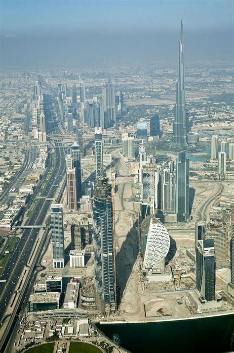 Dubai United Arab Emirates Skyscrapercity Dubai Aerial Photograph