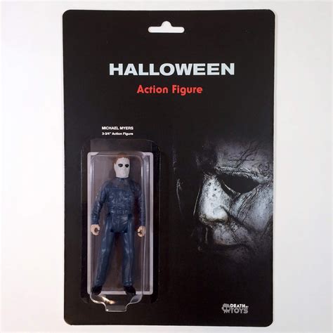 Horror Halloween Michael Myers Custom Mini Action Figure W Case Mini