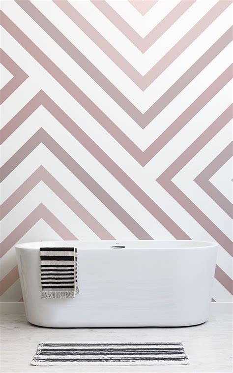 Perfectly Pink Bathroom Ideas Using Pink Bathroom Wallpaper A Pink