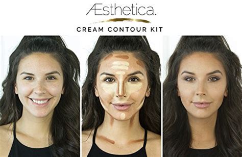 Aesthetica Cosmetics Cream Contour And Highlighting Makeup Kit