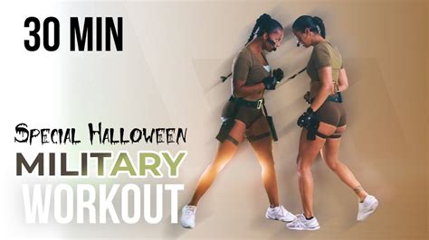 Military Halloween Workout Intense Cardio Dance Workout Minutes Youtube