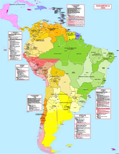 Hisatlas Map Of South America And Caribbean 1800
