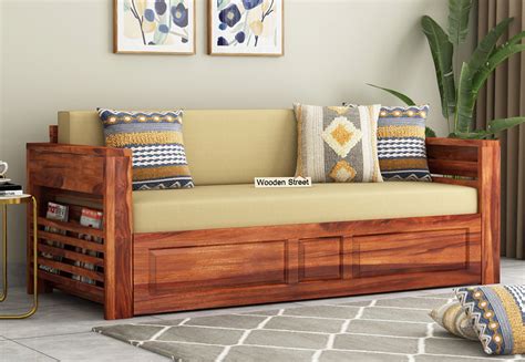Shop for latest furniture designed by diy furniture at best prices in india from pepperfry. Buy Feltro Bed Cum Sofa (Queen Size, Honey Finish) Online ...