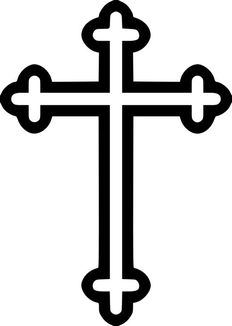 Christian Cross Icon Png 375871 Free Icons Library