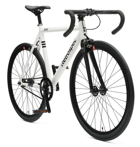 Retrospec Bicycles Drome Fixed Gear Track Bike With Carbon Fork 2023