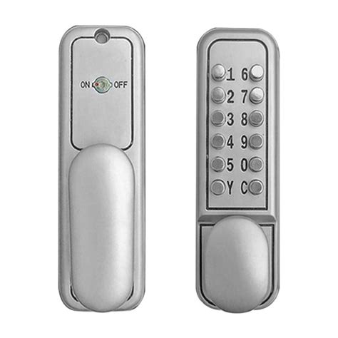 Mechanical Digital Button Door Lock Waterproof Keyless Keypad Code