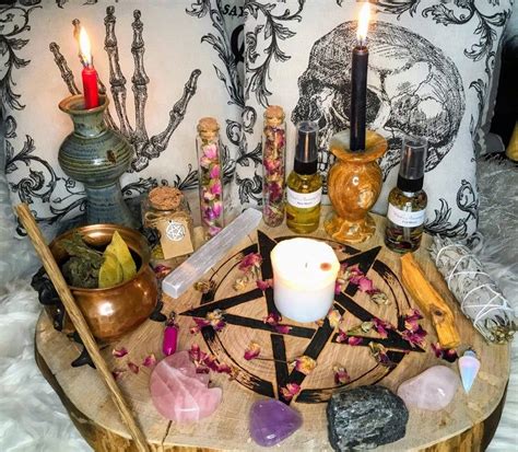 Witch Altar Witch Decor Witchy Decor Wiccan Decor Etsy Witchcraft Altar Wiccan Decor
