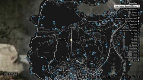 Gta V Secret Locations Map