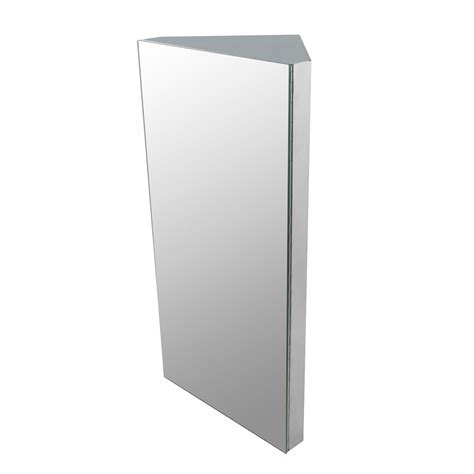 We have many materials you can choose from such as wood, stainless steel or aluminum. Polished Stainless Steel Corner Medicine Cabinet Mirror Door