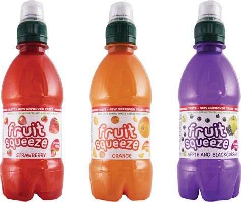 Fruit Squeeze Soft Drink Range Re Launches With Zero Sugar