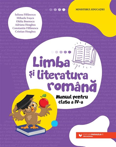 Limba și Literatura Română Manual Pentru Clasa A Iv A Editura