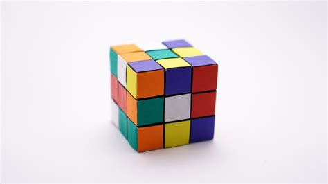 Origami Rubiks Cube Jo Nakashima No Glue Static Version Youtube