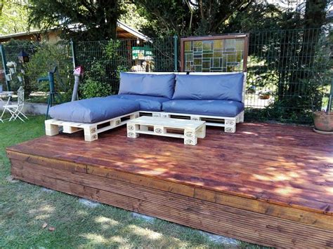 DIY Awesome Pallet Sofa Design For Outdoors 99 Pallets