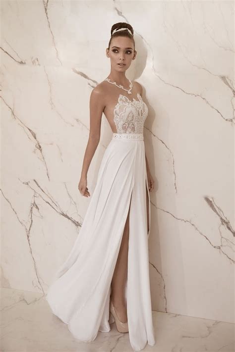 163 Best Images About Wedding Gowns With High Leg Slits On Pinterest