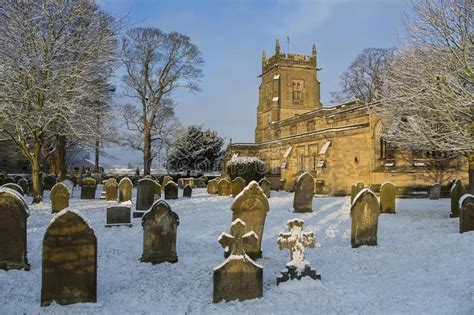 English Parish Church North Yorkshire England Stock Photo Image