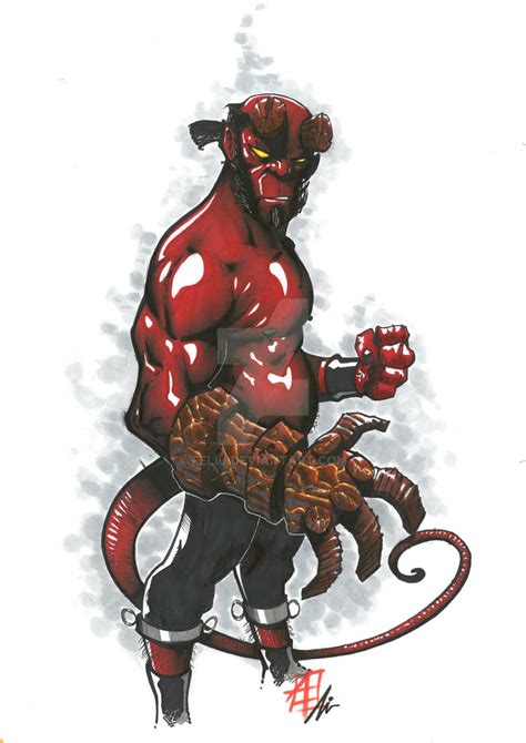 Hellboy Comish By Feliu On Deviantart