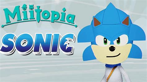 Making A Sonic The Hedgehog Mii In Miitopia With Makeup Youtube
