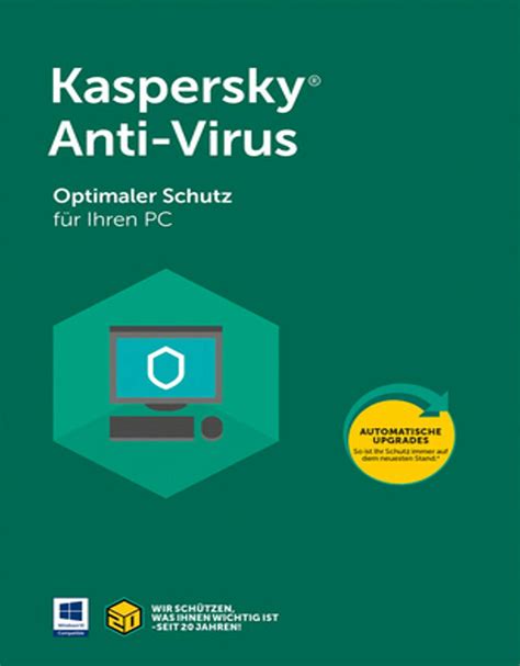 Kaspersky Antivirus Anti Virus 2023 2024 1 Pc 1 Jahr Key