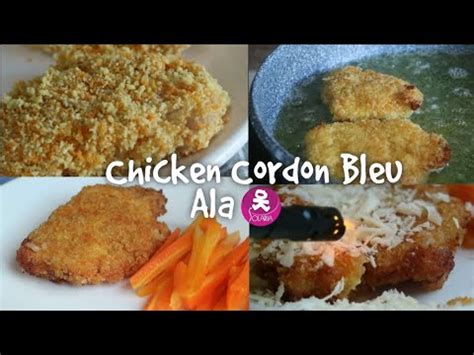 Top with meat and cheese, roll it up and then bread it. RESEP MUDAH CHICKEN CORDON BLEU HOMEMADE - OLAHAN AYAM INI ...