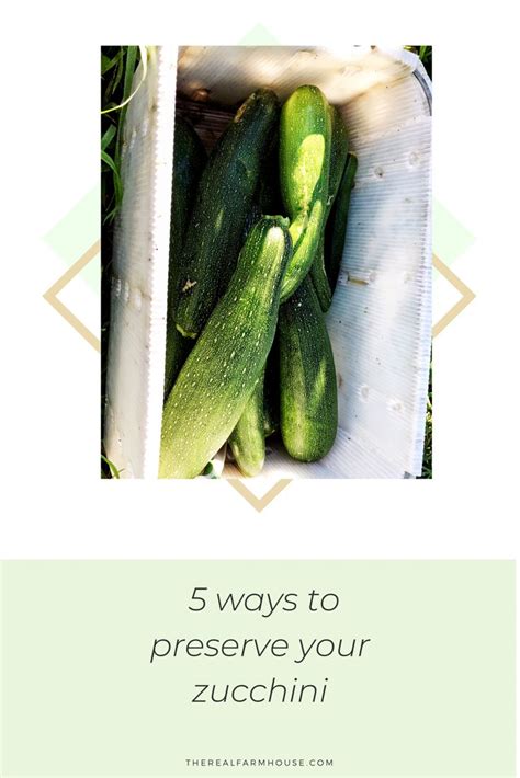 Fortunately, many food preservation methods adapt readily to zucchini. Pin on Homesteading From The Farm