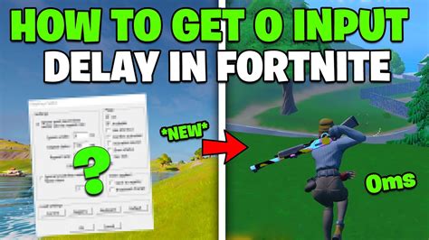 How To Reduce Input Delay In Fortnite 🖱️lower Input Delay Max Fps