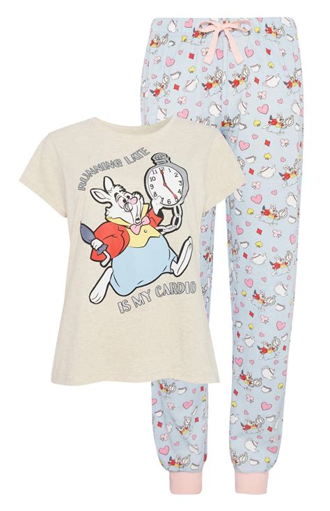 primark alice in wonderland pyjama set womens pyjama sets disney sleepwear pajamas