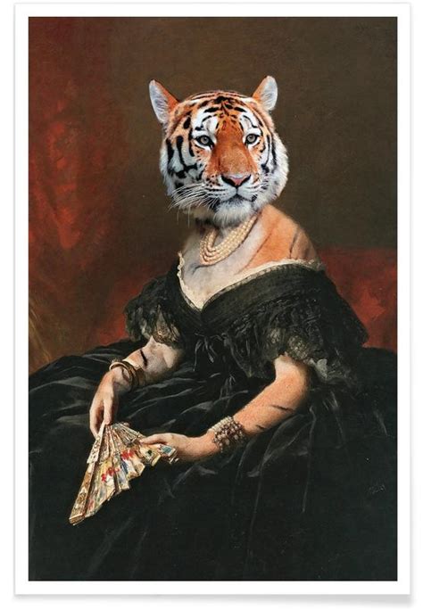 Lady Tiger Poster Juniqe