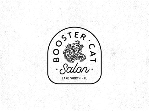 Booster Cat Salon Logo By Jonny Vignola On Dribbble